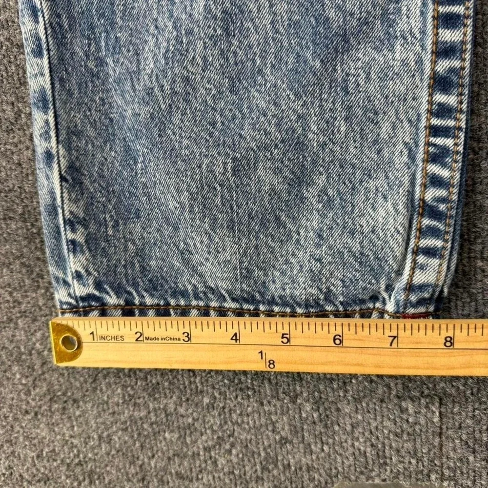 NWT True Religion Ricky Straight Flap Pocket Leg Warped Logo Size 36 (36x32)
